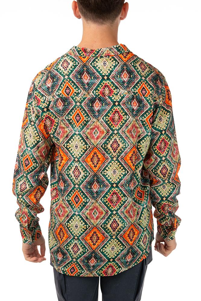 MAGLIA CAMICIA UOMO  VERDE