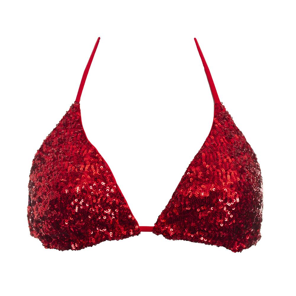MIX REGGISENO TRIANGOLO DONNA  ROSSO