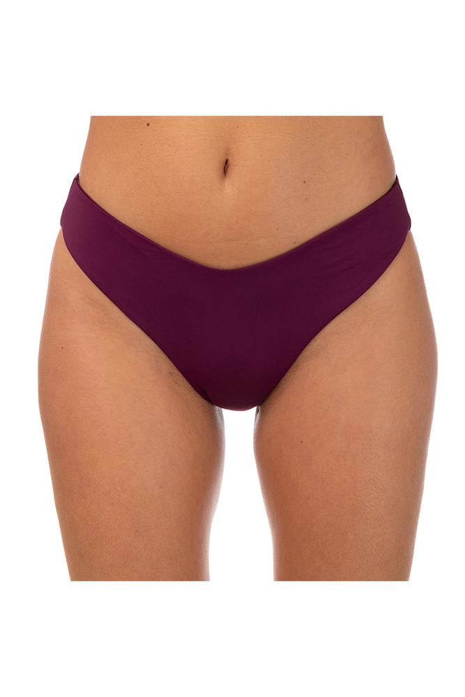 MIX SLIP Donna BE BEACH   slip brasiliana con lacci Prugna