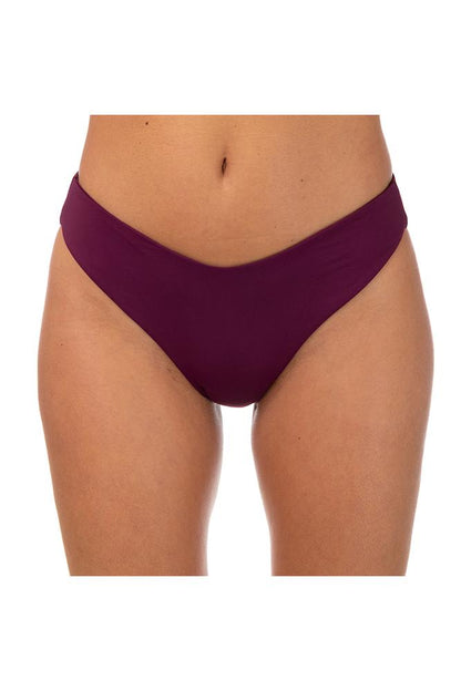 MIX SLIP Donna BE BEACH   slip brasiliana con lacci Prugna