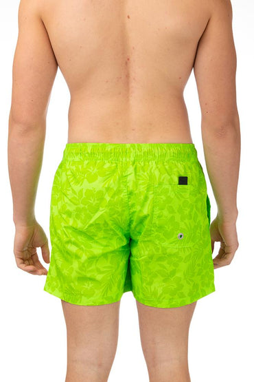 BOXER Uomo BEAR SURFBOARDS con elastico  CORTO Verde