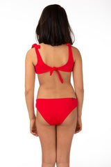 BIKINI BRASSIERE BAMBINA  ROSSO