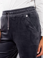 PANTALONE DONNA GRIGIO CI61 DARK GREY VERDISSIMA 