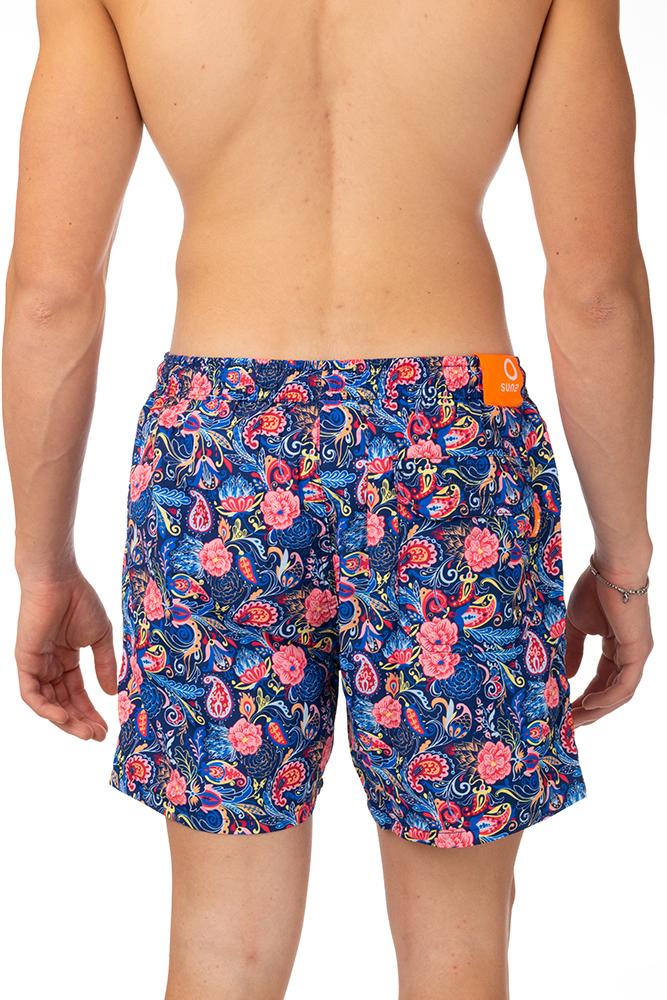 BOXER Uomo SUNS con elastico  CORTO Blu