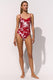 INTERO Donna MARYAN MEHLHORN con ferretto Coppa D slip regolare Bianco/rosso fantasia