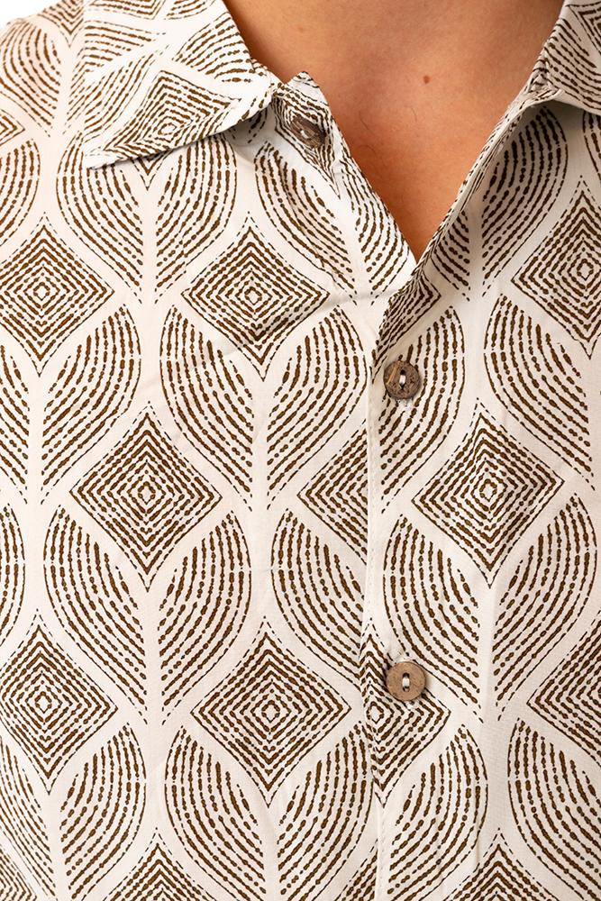 MAGLIA CAMICIA UOMO  BIANCO BWL PARGOWHITE TOOCO 