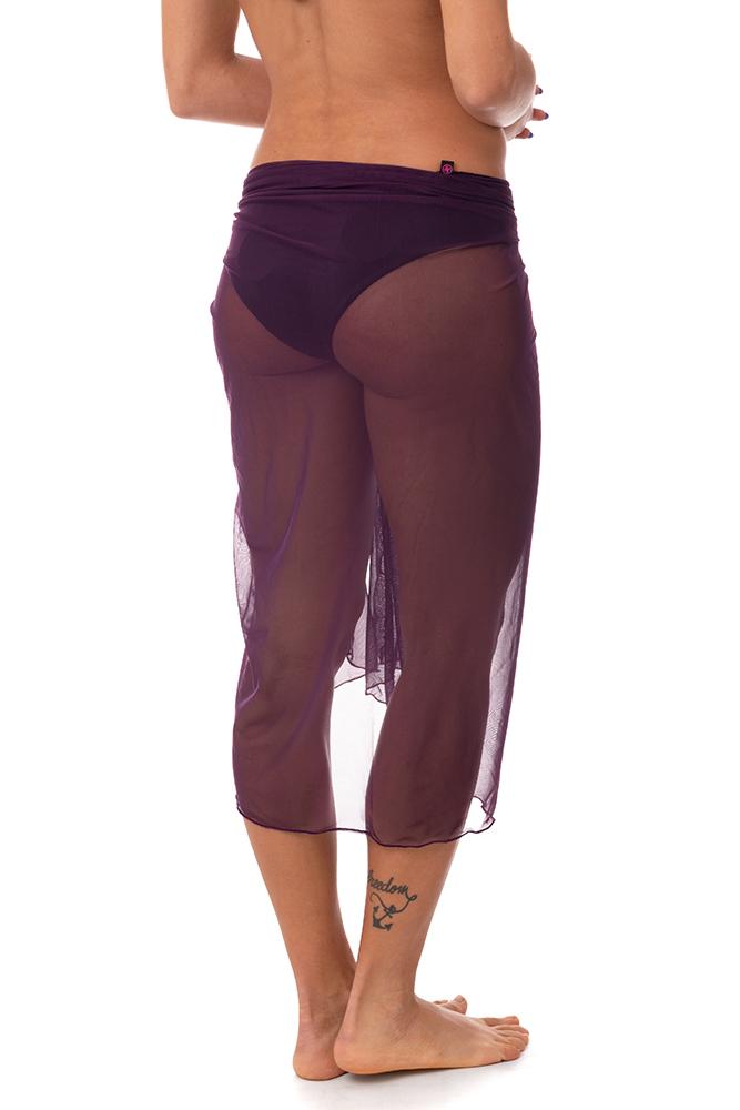 PAREO DONNA  PRUGNA TULLYBIG 8344PRUGNA BE BEACH 