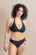 BIKINI Donna OLIVIA FERRETTO Coppa C slip coprente Nero