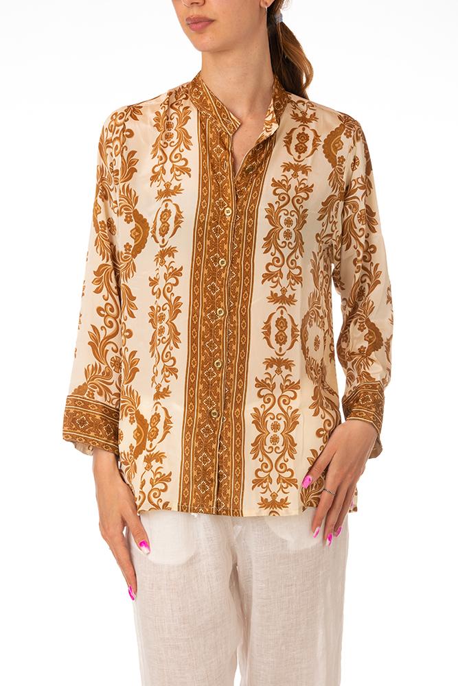 MAGLIA CAMICIA DONNA  ORO CA2506 152 PAHIESA 
