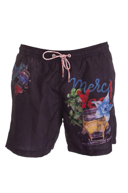 BOXER Uomo BOB con elastico  CORTO Antracite