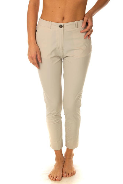 PANTALONE Donna RRD   LUNGO Beige