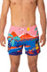 BOXER Uomo SUNDEK con elastico  CORTO Rosa