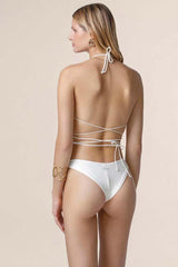 BIKINI TRIANGOLO DONNA  PANNA MF25-0100 WH ME FUI 