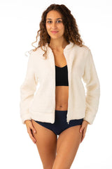 VESTAGLIA DONNA LU54 BIANCO VERDISSIMA 