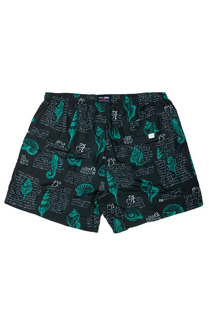BOXER Uomo MAXFORT con elastico  LUNGO Nero