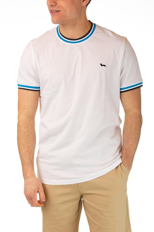 MAGLIA Uomo HARMONT&BLAINE T-SHIRT   Bianco