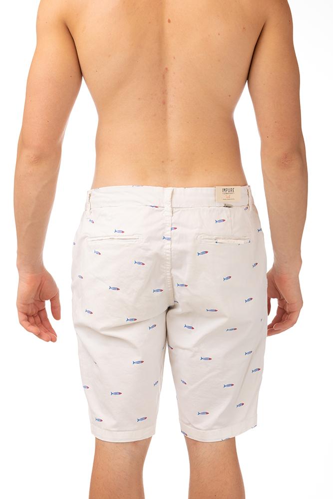 PANTALONE Uomo IMPURE   CORTO Bianco