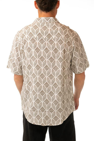 MAGLIA CAMICIA UOMO  BIANCO BWL PARGOWHITE TOOCO 