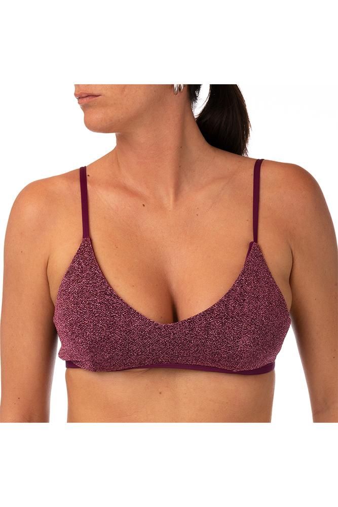 MIX REGGISENO Donna BE BEACH BRASSIERE   Prugna