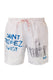 BOXER Uomo BOB con elastico  CORTO Bianco