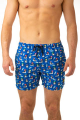 BOXER MOLLA UOMO  BLU