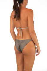 BIKINI TRIANGOLO DONNA  NERO PF002F 021 PIN UP 