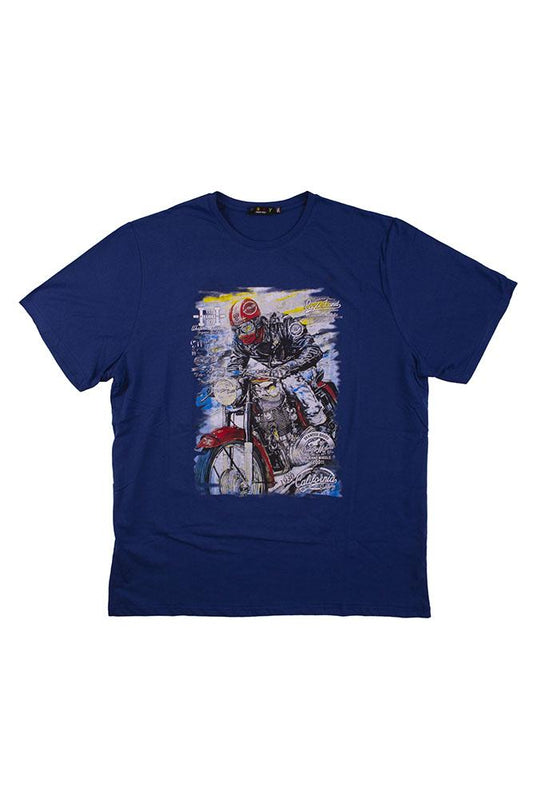 MAGLIA Uomo MAXFORT T-SHIRT   Blu