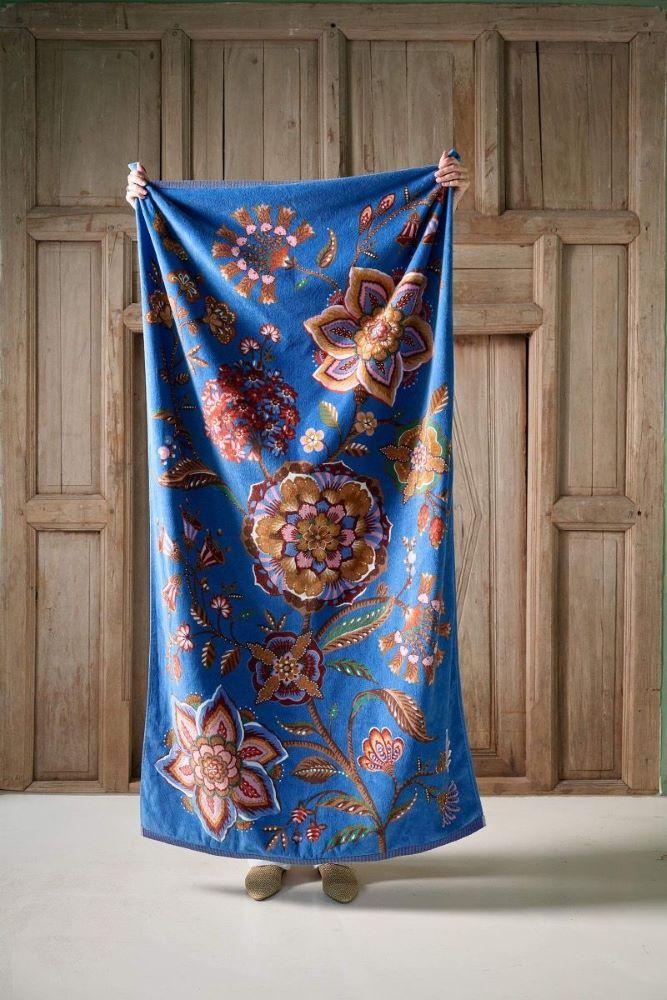 TELO MARE SPUGNA DONNA  BLU