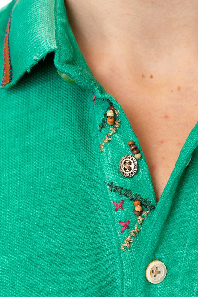 MAGLIA POLO UOMO  VERDE