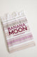 TELO MARE UNISEX BANANA MOON COTONE   Bianco/grigio/viola