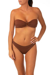 BIKINI FASCIA DONNA  MARRONE AMELIA STELLA CACAO MAX MARA 