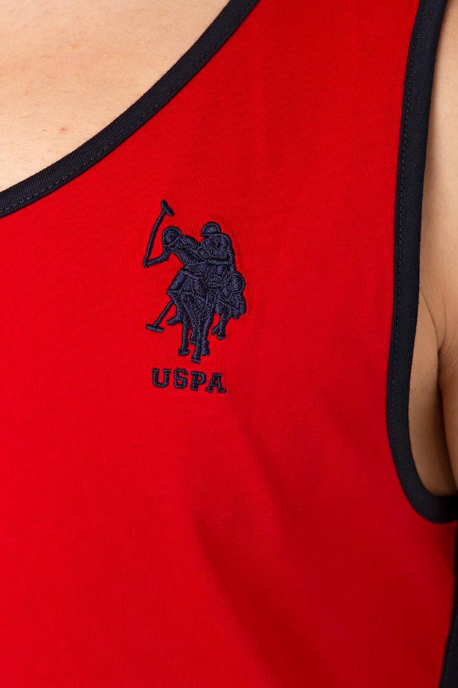 MAGLIA Uomo US POLO CANOTTA   Rosso