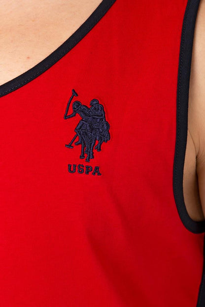 MAGLIA Uomo US POLO CANOTTA   Rosso