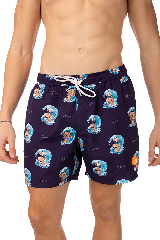 BOXER MOLLA UOMO  BLU