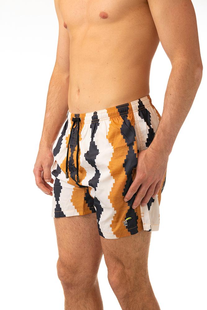 BOXER MOLLA UOMO  BIANCO CLASSIC KURKUMABROWN TOOCO 