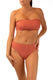 BIKINI Donna FISICO FASCIA  slip regolare Arancio