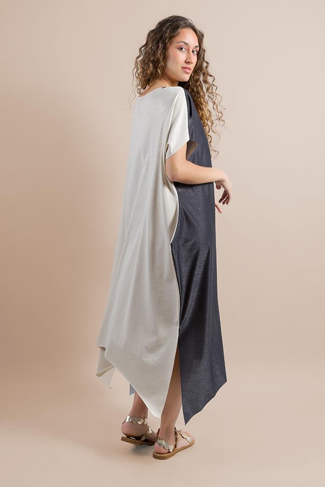  BICOLOR NERO AVORIO LUREX BE BEACH 