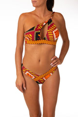 BIKINI MONOSPALLA DONNA  NERO V5024T RONE MISS BIKINI 