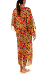 KAFTANO DONNA  ROSSO A53625 LATIN Acquadicocco 