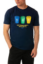 MAGLIA T-SHIRT UOMO  BLU FK24-50051BU BU FXXK 