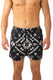 BOXER Uomo TOOCO con elastico  CORTO Nero/bianco