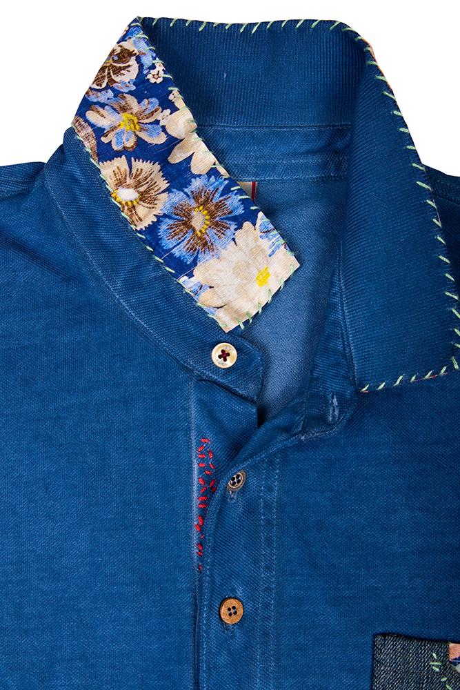 MAGLIA Uomo BOB POLO   Azzurro