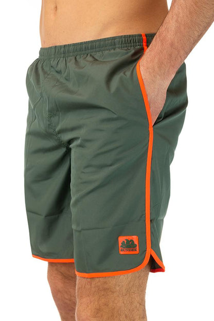 BOXER Uomo SUNDEK con elastico  LUNGO Verde