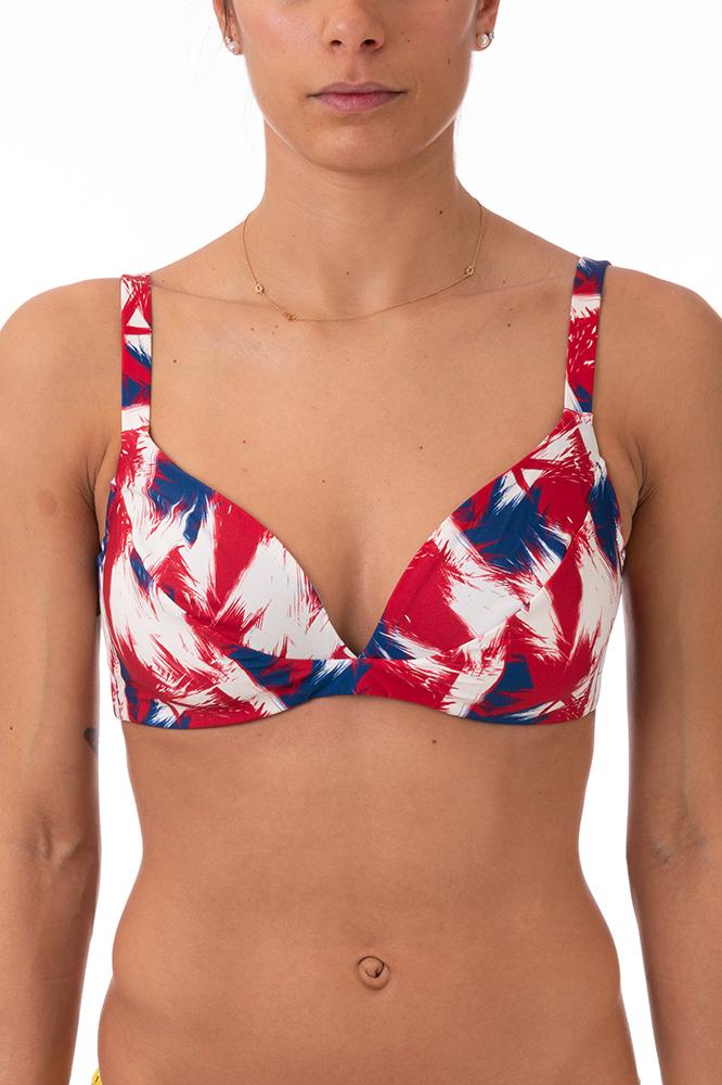 MIX REGGISENO FERRETTO DONNA  ROSSO/BLU/AVORIO ANTEAFAN CILE BE BEACH 