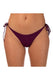 MIX SLIP Donna BE BEACH   slip con fiocchi Prugna