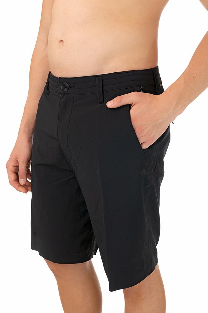 BOXER Uomo RIP CURL senza elastico  LUNGO Nero