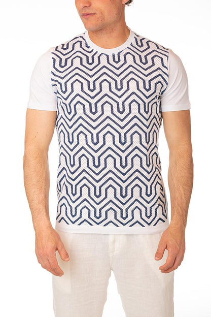 MAGLIA T-SHIRT UOMO  BIANCO 39107 271 FERRANTE 
