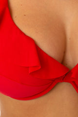BIKINI FERRETTO DONNA  ROSSO A167-05 80 BERNE' MABEL 