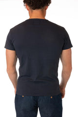 MAGLIA T-SHIRT UOMO  BLU LESTERJSO C01 BLU IMPURE 