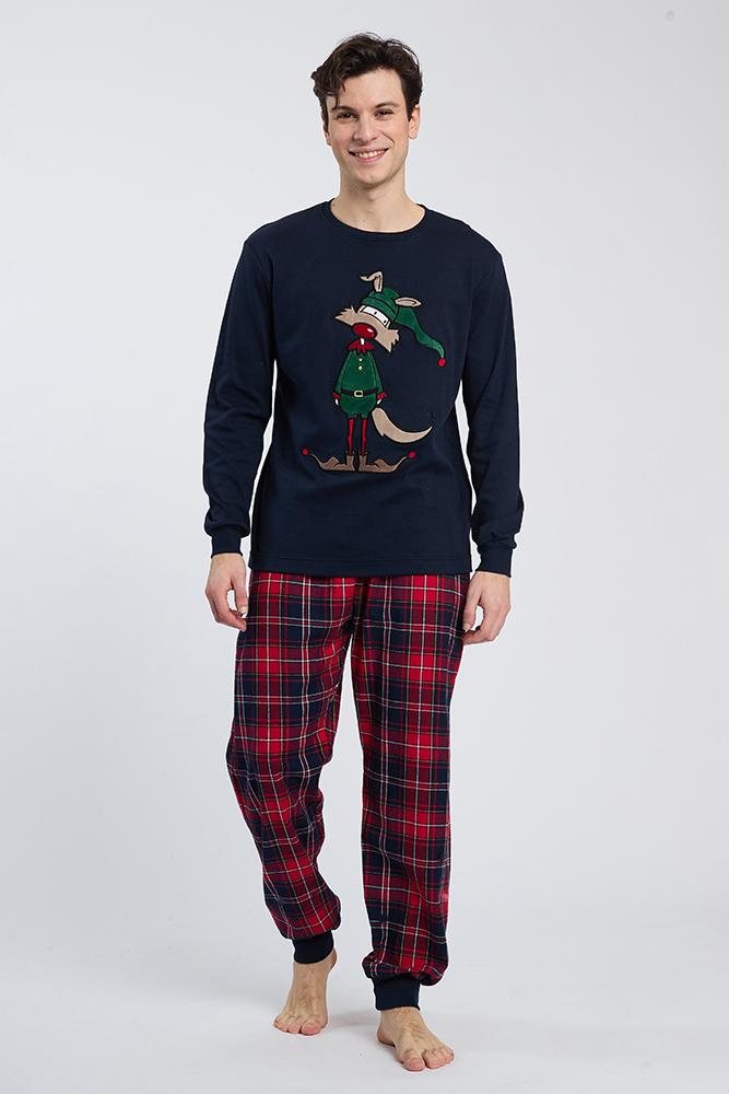 PIGIAMA UOMO BLU 6849 PRENATALE HAPPY PEOPLE 